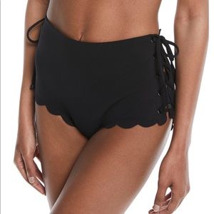 Palm Springs Tie-Sides High-Waist Bikini Bottoms